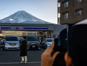 Monte Fuji: vista emblemática da montanha será blo