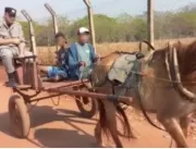 Vídeo: homem é preso e levado de carroça até viatu