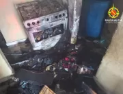 CBMDF debela incêndio em residência na região de S