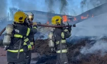 Senador Canedo: bombeiros já usaram 100 mil litros