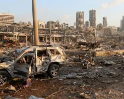 Líbano lida com devastação feita por explosões no 