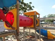 Praças de Uberlândia recebem playgrounds para cria