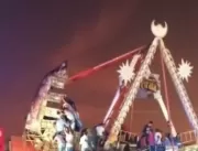 Acidente em parque de diversões deixa oito feridos
