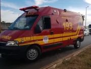 Acidente deixa motociclista ferido, em Uberlândia