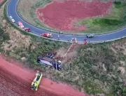 Ônibus que caiu de ribanceira em Uberlândia fazia 
