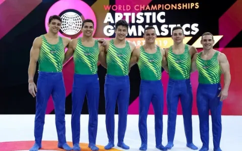 Equipe masculina de ginástica garante vaga olímpica 