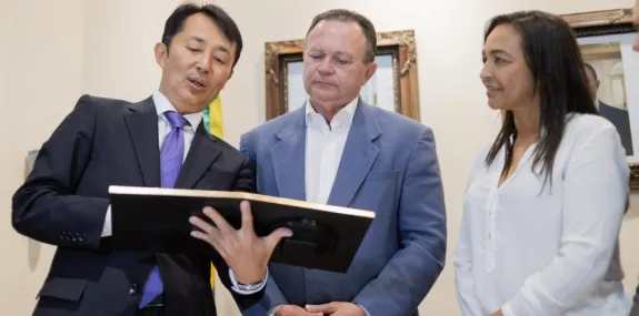 Brandão recebe embaixador japonês no Brasil para debater o fortalecimento da parceria Japão-Maranhão