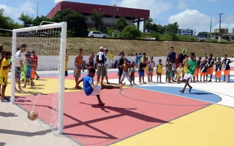Sedel inaugura quadras futsal e beach soccer no Co