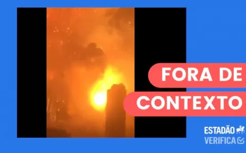 Vídeo viral mostra incêndio na China, não explosão