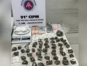 POLICIA MILITAR DA BAHIA REALIZA APREENSÃO DE DROG