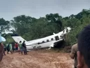 Avião cai no Amazonas e mata 14 pessoas, diz Defes