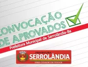Prefeitura de Serrolândia convoca aprovados no Pro