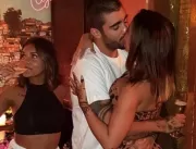 Cantora e ex de Luana Piovani aparecem se beijando