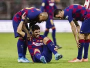 Suárez passa por cirurgia e desfalca Barcelona por