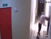 Vídeo: briga no elevador acaba em socos e dentes q