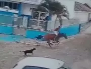 NA PB: Homem morre após cavalo em que montava desg
