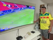 Bolsonaro posta foto do jogo do Brasil e aponta pa