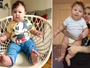 GIGANTE: Bebê de 11 meses impressiona ao caber em 