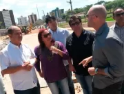 Vereadores da oposição fiscalizam obra da Beira Ri