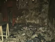 Loja de roupas é destruída por incêndio no Centro 