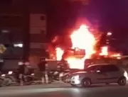 [VÍDEO] Incêndio destrói parcialmente oficina de r