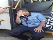 [VÍDEO] Motorista de ônibus espancado durante brig