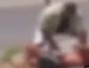 IMAGENS FORTES: Vídeo mostra homem deitado no chão