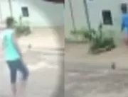 VÍDEO mostra menino de 9 anos sendo esfaqueado pel