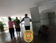 FIM DOS TEMPOS: Filho é preso após ser flagrado es