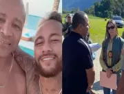Pai de Neymar recebe voz de prisão durante fiscali