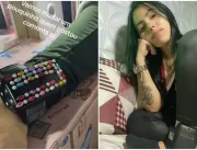 Mulher viraliza no TikTok após enfeitar tornozelei