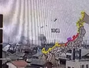 Vídeos mostram momento do terremoto que gerou aler