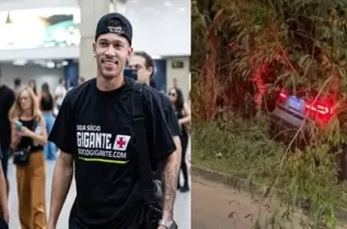 [VÍDEO] Zagueiro do Vasco sofre acidente de carro 