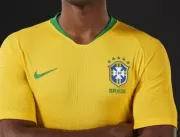 Seleção brasileira estréia camisa para a Copa em j