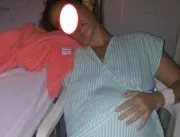 Internada em maternidade, jovem grávida faz apelo 