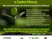 Horta das Flores e Cades Mooca realizam plantio de mudas neste sábado (12.08)
