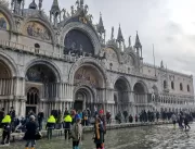 Continuam as Inundações em Veneza com a Maré Alta