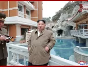 Kim Jong Un,visita o campo de construção da Zona d