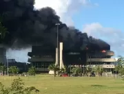 Incêndio atinge prédio da Assembleia Legislativa 
