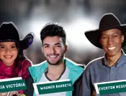Ex ‘The Voice Kids Brasil’ tomam conta do palco da