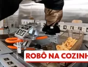 Robôs assumem fritura de batatas fritas em lanchon