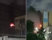 Incêndio atinge o Hospital Salvador, no bairro da 