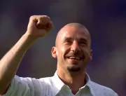 Atacante símbolo do futebol italiano, Gianluca Via