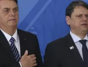 Bolsonaro entra em entendimento com Tarcísio após 