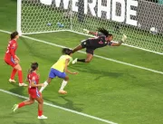 Ary Borges marca três em goleada do Brasil na estr
