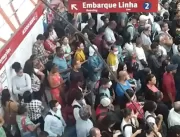 Tumulto no metrô de Salvador causa lentidão e pâni