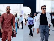Lewis Hamilton e George Russell usam TOMMY HILFIGE