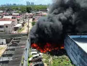 Incêndio atinge imóvel da Polícia Civil em Olinda