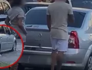 Homem corta pneus de carro após flagrar ex-companh
