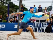 Beach Tennis: André Baran joga em Garopaba, Santa 